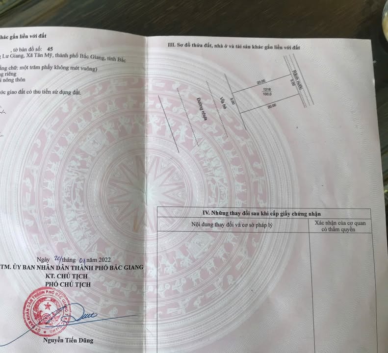 Đất thổ cư Tân Mỹ Bắc Giang 100m² giá 3 tỷ - Sổ đỏ chính chủ, thuận tiện ở ngay!