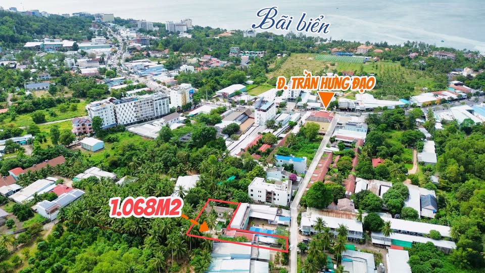 Đất nền 1000m² tại Trần Hưng Đạo, Phú Quốc - Khu vực kinh doanh sầm uất!