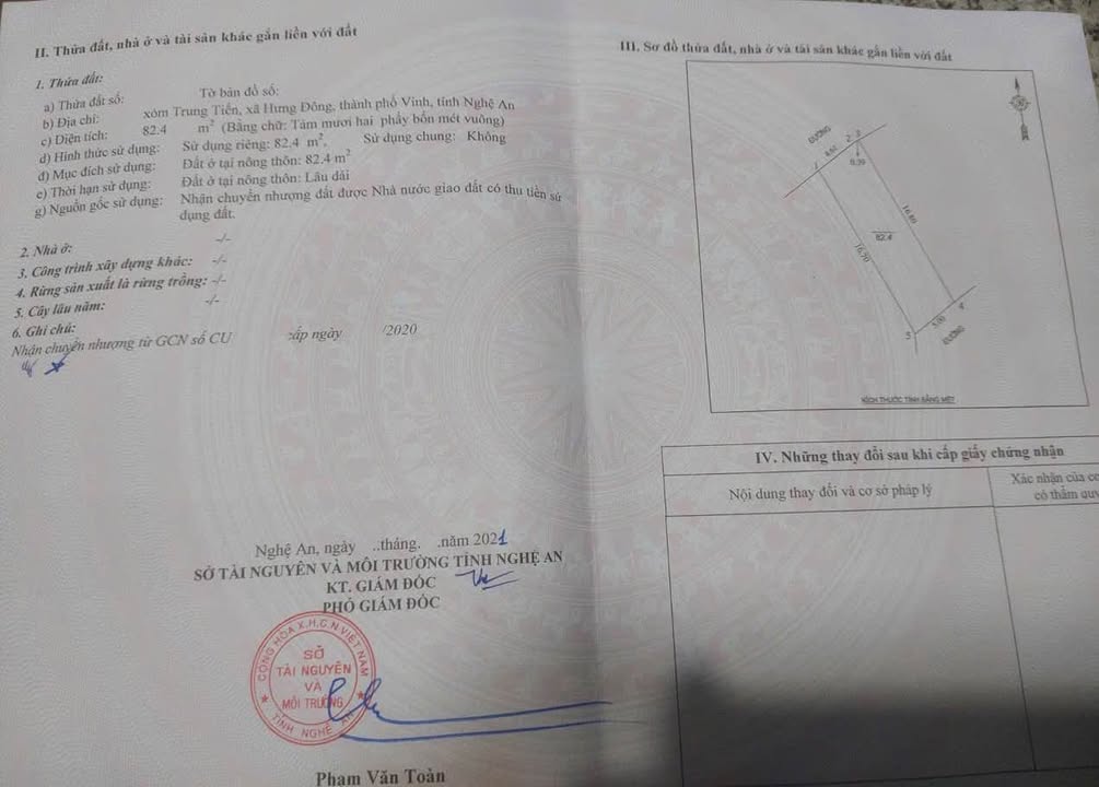 Đất hai mặt đường Nguyễn Trường Tộ, Hưng Đông 82.4m² giá chỉ 3 tỷ - Đầu tư sinh lời ngay!