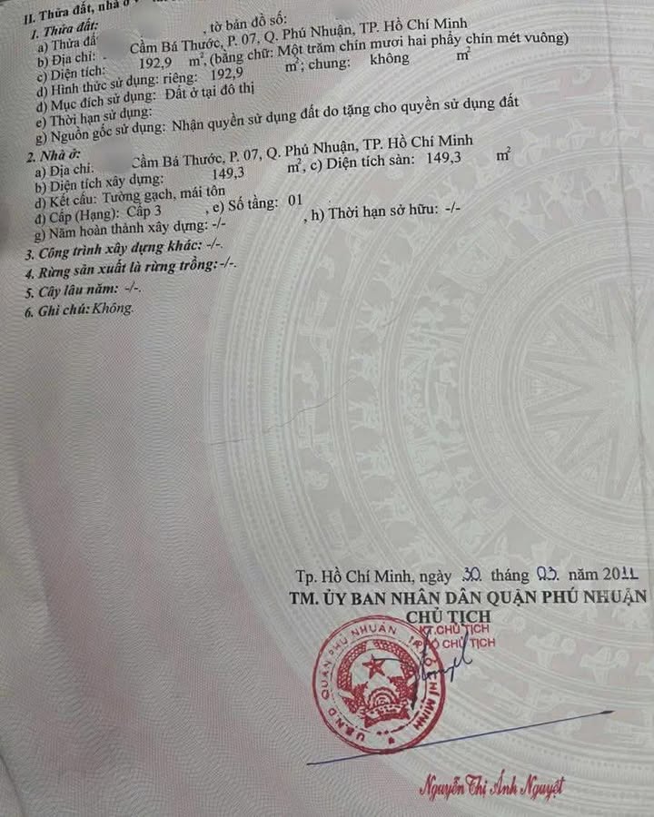 Nhà Phố Phan Xích Long Phú Nhuận 193m² giá 24.99 tỷ - Sổ hồng nở hậu, chính chủ!