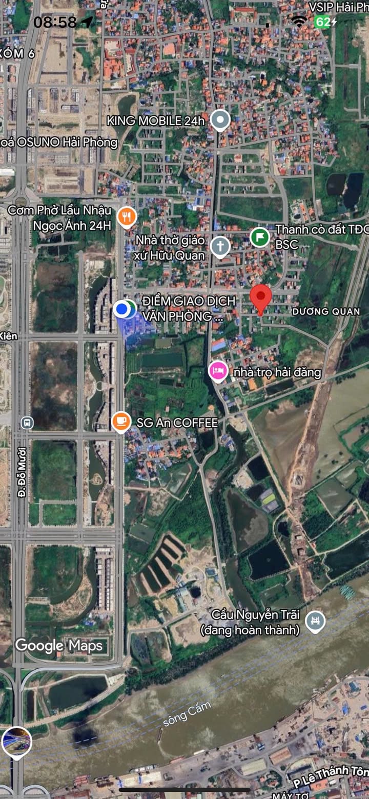 Đất nền tái định cư Bắc Sông Cấm, 105m² giá 7 tỷ - Vị trí tiềm năng gần trung tâm