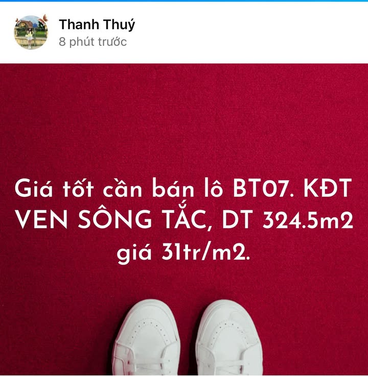 Đất nền ven sông Tắc Nha Trang 324.5m² giá 31 triệu/m² - Cơ hội đầu tư lý tưởng!