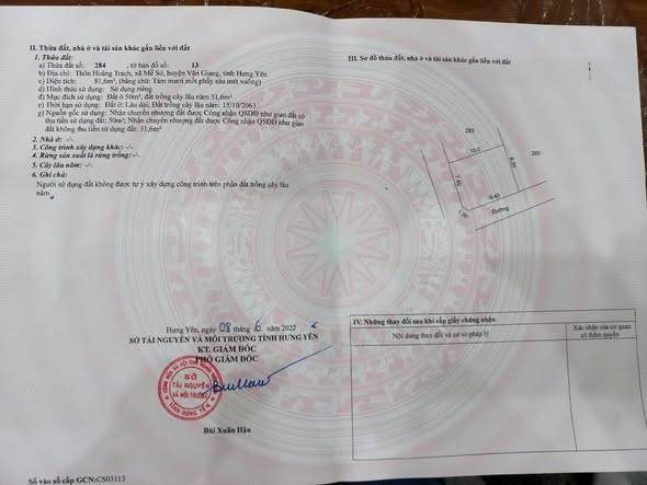 Đất nền Mễ Sở Văn Giang 81,6m² giá chỉ 3 tỷ - Cơ hội đầu tư sinh lời!