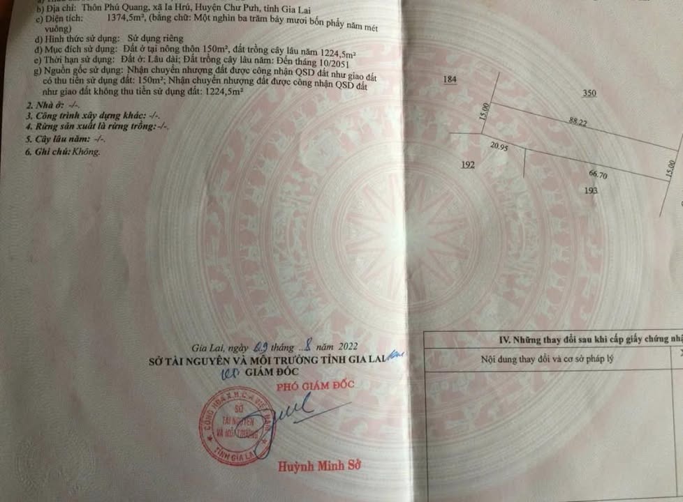 Đất mặt tiền Quốc lộ 14, xã Ia Hrú, huyện Chư Pưh, 1374m² - Kinh doanh thuận lợi ngay vị trí đắc địa!