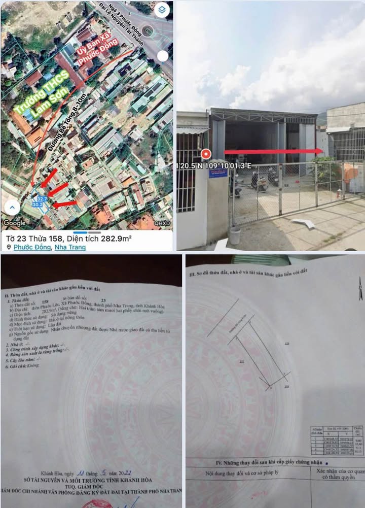 Đất mặt tiền Đồng Bò, xã Phước Đồng, 282m² giá 6.49 tỷ - Sổ đỏ chính chủ!