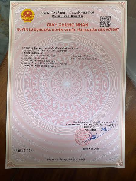 Đất mặt đường Vĩnh Sơn, Bình Sơn 378m² giá 3.024 tỷ - Cơ hội đầu tư tuyệt vời!