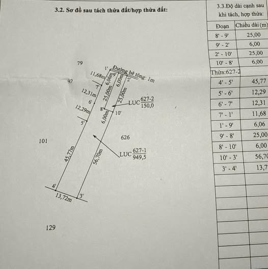Đất thổ cư 960m² tại xã Tầm Vu, Tây Ninh - Sẵn sàng xây dựng chỉ 1.1 tỷ!