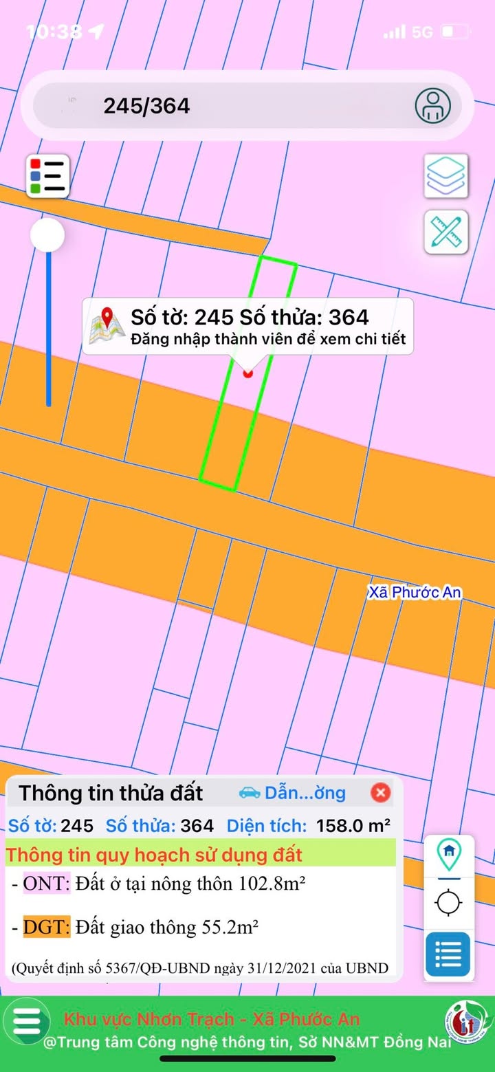 Nhà cấp 4 xã Long Thọ, Nhơn Trạch 154m² giá 2.8 tỷ - Sẵn sàng vào ở ngay!