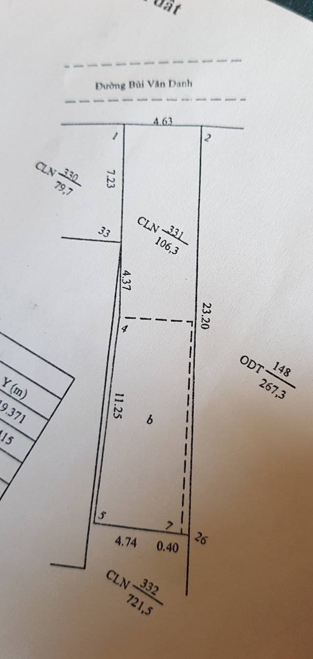 Nhà cấp 4 mặt đường Bùi Văn Danh, Mỹ Hòa, Long Xuyên 108m² - Giá chỉ 1.15 tỷ!