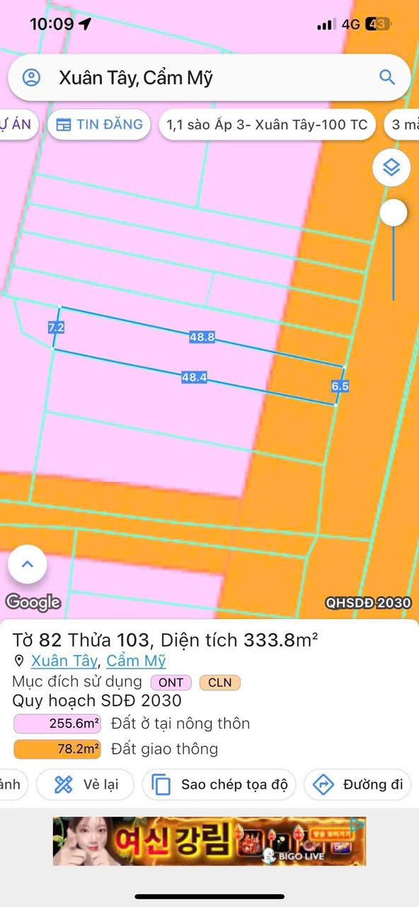 Bán Nhà Mặt Tiền TL765, Ấp 8, Xuân Tây, Cẩm Mỹ 312m² - Kinh Doanh Sầm Uất!