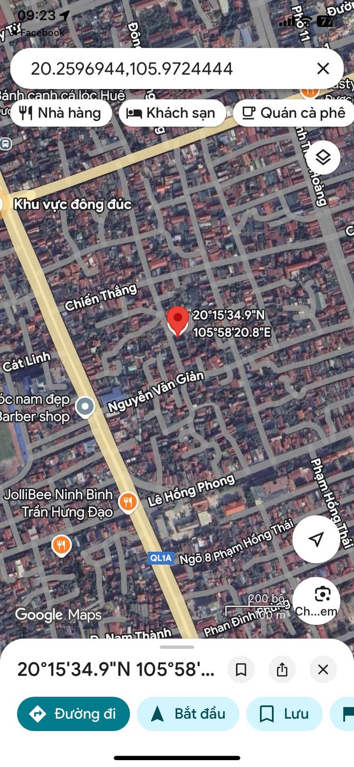 Đất nền đẹp đường Chiến Thắng, phường Đông Thành, 84m² - Giá chỉ 3 tỷ!