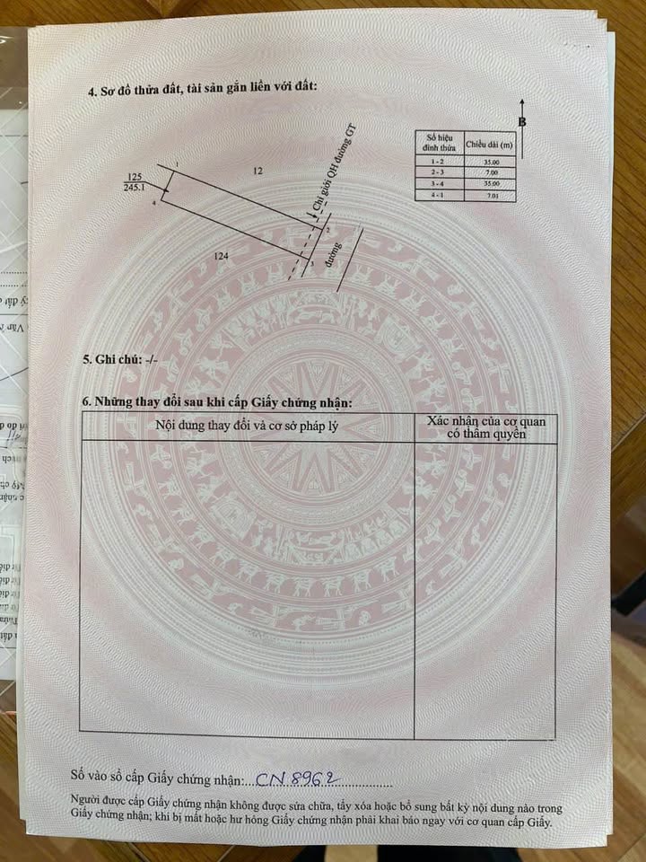 Nhà cấp 4 Ấp 4 Hòa Hội 245m² giá 950 triệu - Vị trí thuận lợi gần chợ và trường học!