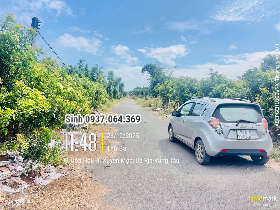 Đất vườn nhãn 2000m² Hoà Hội, Xuyên Mộc - Giá chỉ 1.65 tỷ!