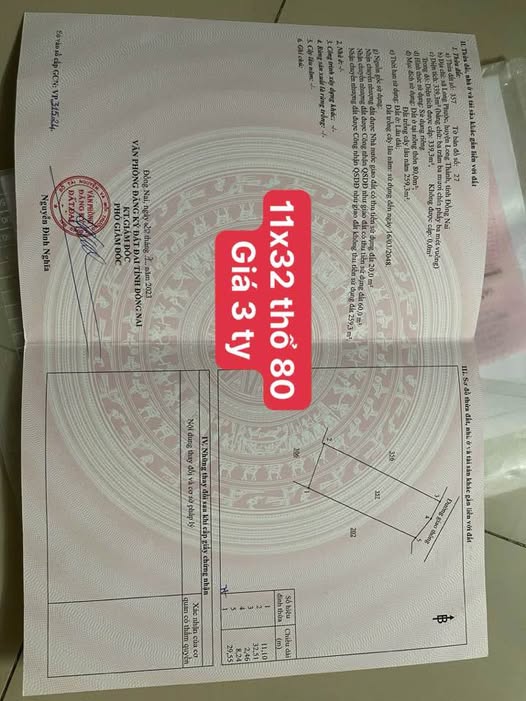 Đất thổ cư Long Phước 352m² giá 3 tỷ - Cơ hội đầu tư tuyệt vời!