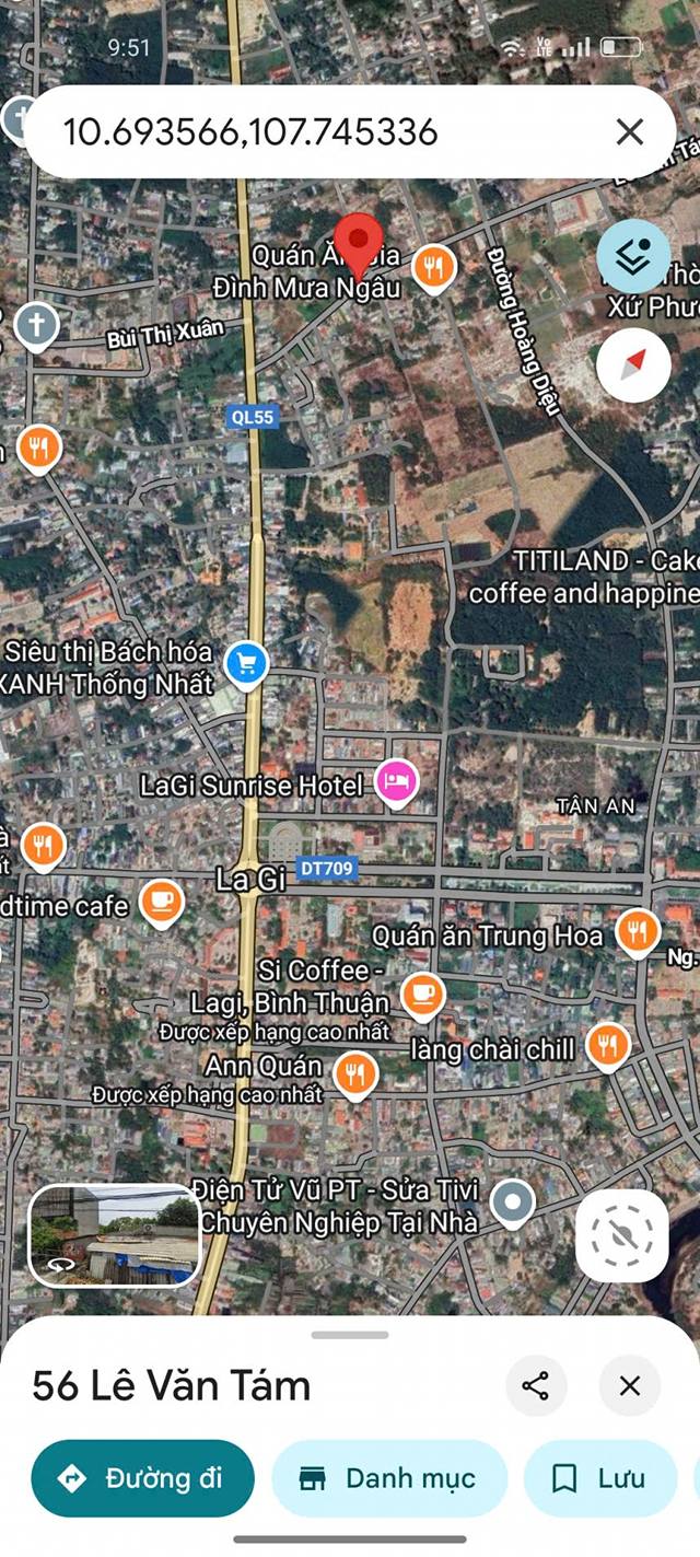 Nhà mặt tiền đường nhựa Tân An, La Gi 100m² - Giá tốt cho nhà đầu tư!