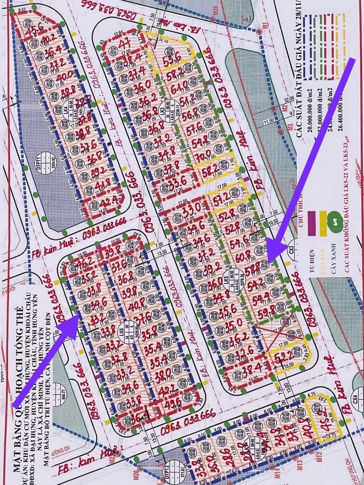 Đất nền Đại Hưng Khoái Châu 102m² giá tốt - Sẵn sàng đầu tư!
