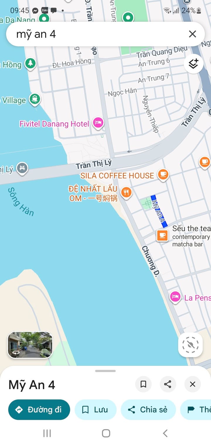 Đất nền đường Mỹ An 4, Đà Nẵng 90m² giá 13 tỷ - Vị trí đắc địa gần sông Hàn!