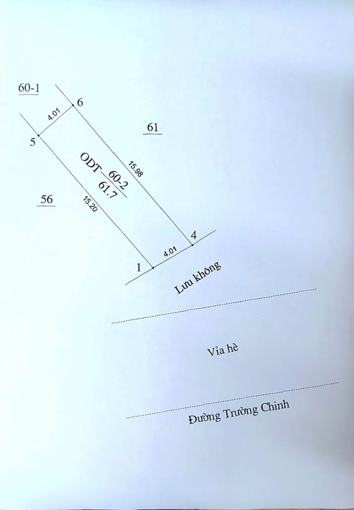 Đất mặt đường Trường Chinh Hải Dương 61m² giá 6.35 tỷ - Kinh doanh đắc địa!