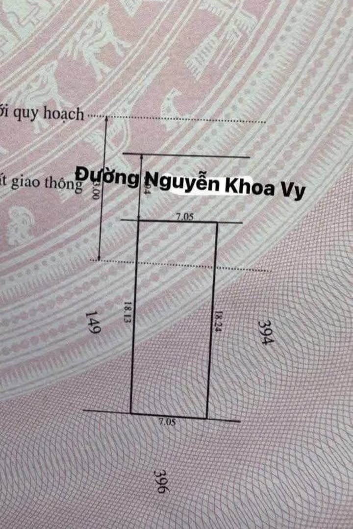 Đất mặt tiền Nguyễn Khoa Vy, Vỹ Dạ 128m² giá 3.5 tỷ - Đầu tư sinh lời ngay!