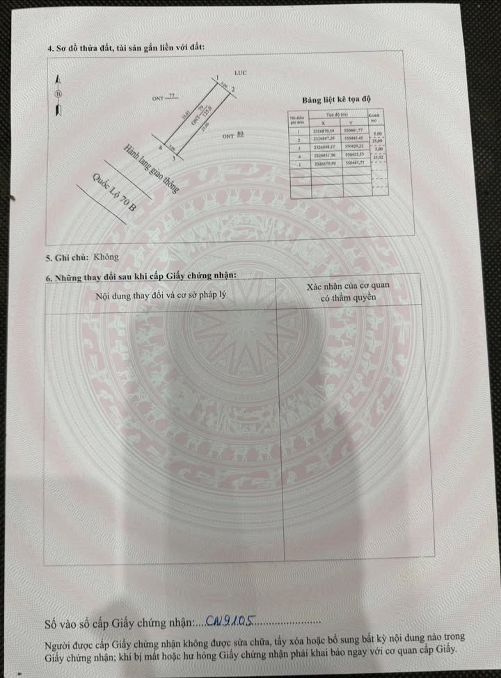 Đất thổ cư Hương Cần, Thanh Sơn, Phú Thọ 125m² - Giá chỉ 2 tỷ, đầy đủ tiện ích!