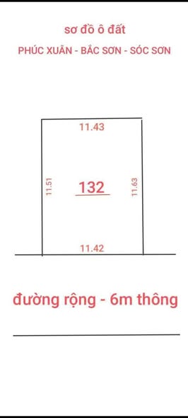 Đất nền 132m² Trung Giã, Sóc Sơn - Đầu tư sinh lời chỉ 1 tỷ!