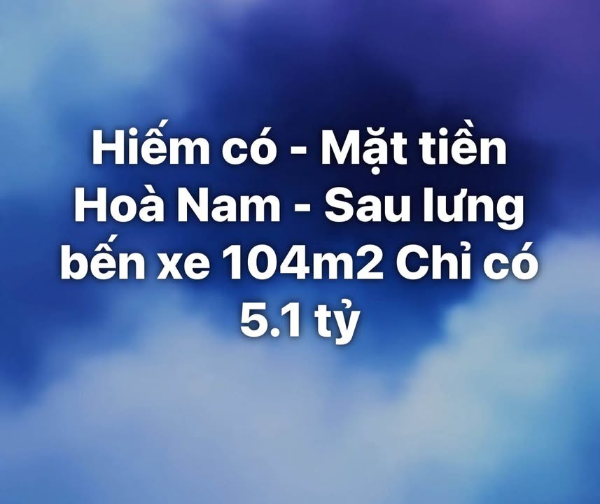 Nhà cấp bốn Hòa Nam Liên Chiểu 105m² giá 5 tỷ - Vị trí vàng gần bến xe!