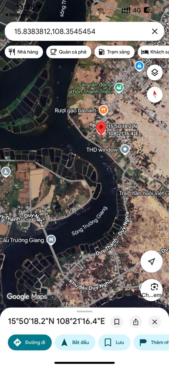 Đất ở Duy Nghĩa, Duy Xuyên 290m² giá 1.2 tỷ - Sổ hồng chính chủ!