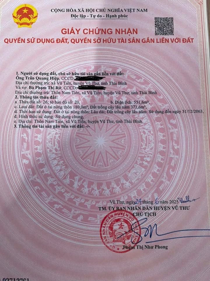 Đất Vũ Tiến 853m² giá 3.5 tỷ - Cơ hội đầu tư hấp dẫn!