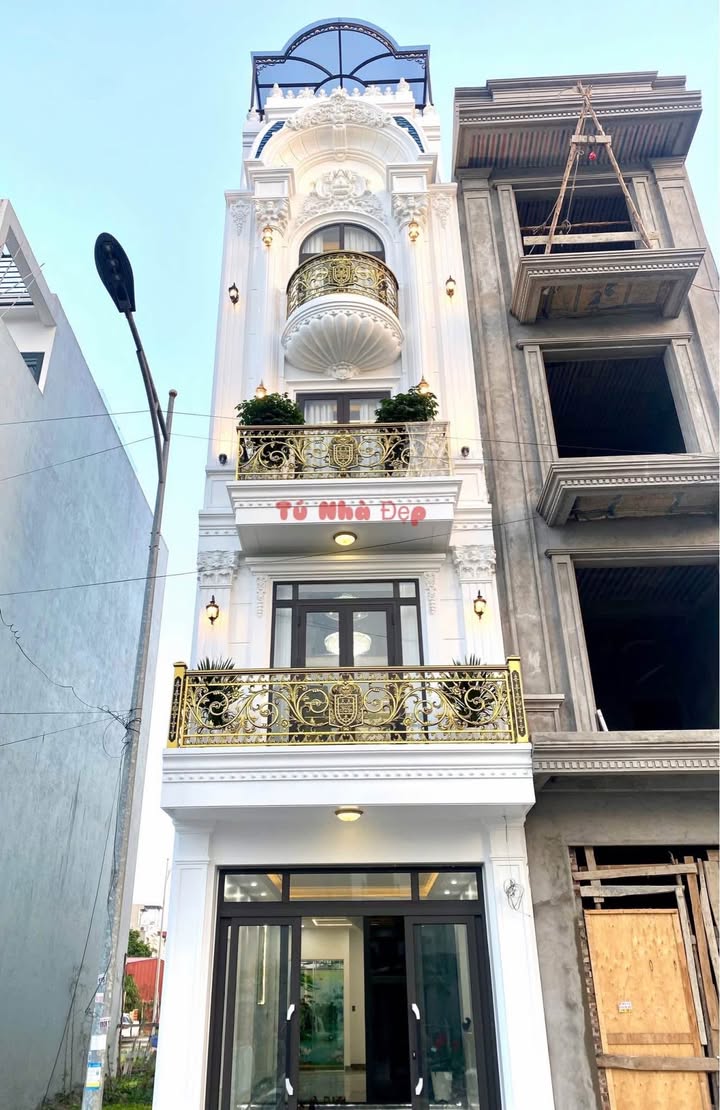 Nhà phố tân cổ điển 5 tầng Võ Nguyên Giáp Lê Chân 60m² giá 8.99 tỷ - Đầy đủ nội thất, chỉ việc vào ở!