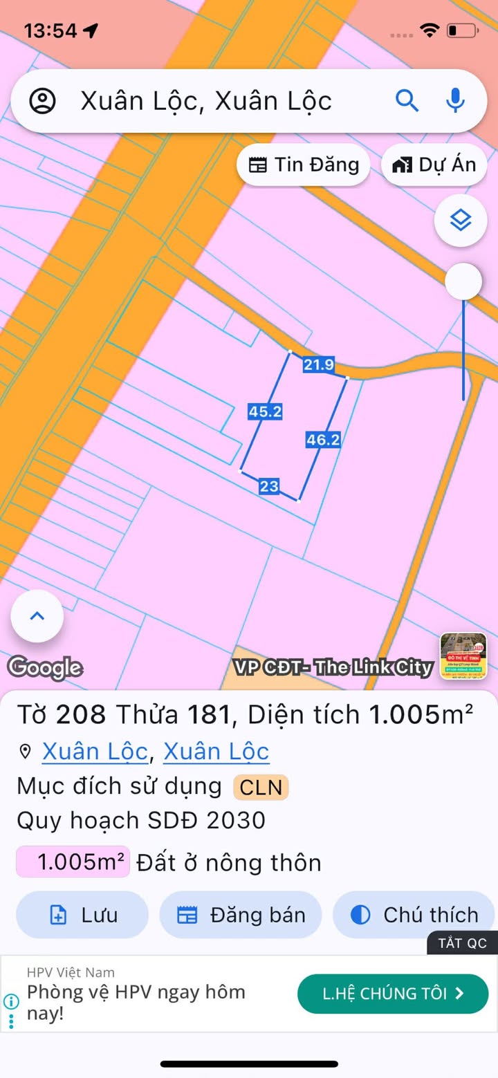 Đất nền Xuân Trường, Đồng Nai 225m² giá 900 triệu - Sổ hồng chính chủ, đầu tư sinh lời!