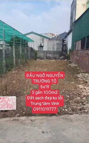 Đất nền Đông Vĩnh 99m² giá 4 tỷ - Cơ hội đầu tư không thể bỏ lỡ!