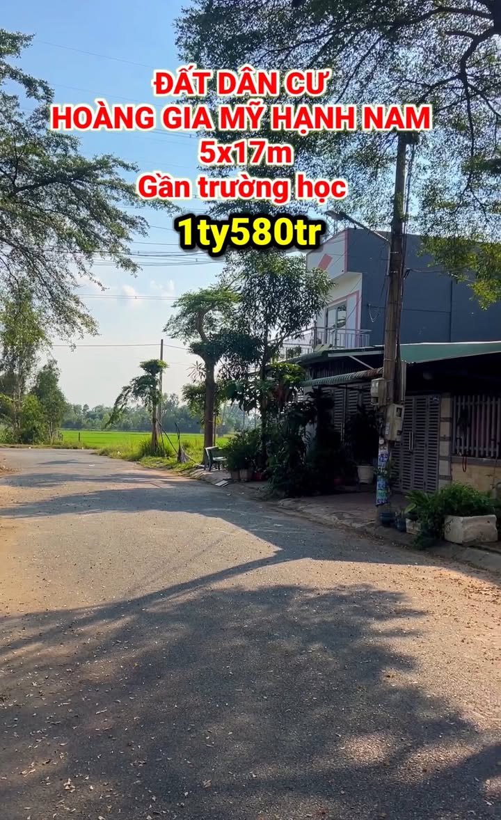 Đất nền 85m² tại Khu dân cư Trần Anh - Hoàng Gia, Long An giá 1.58 tỷ - Cơ hội đầu tư tuyệt vời!
