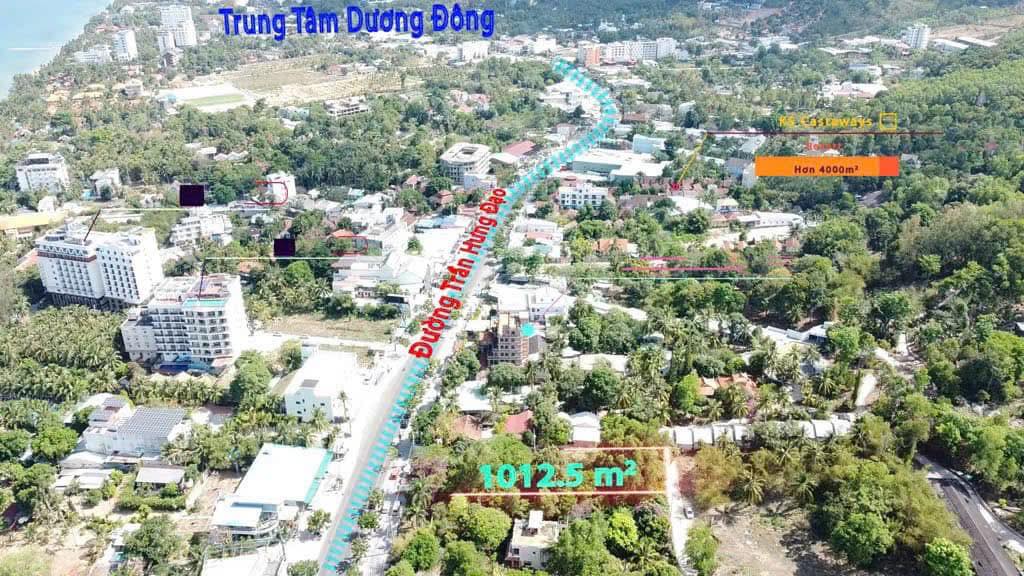 Đất nền Phú Quốc 2500m² mặt tiền Trần Hưng Đạo - Cơ hội đầu tư giá tốt!