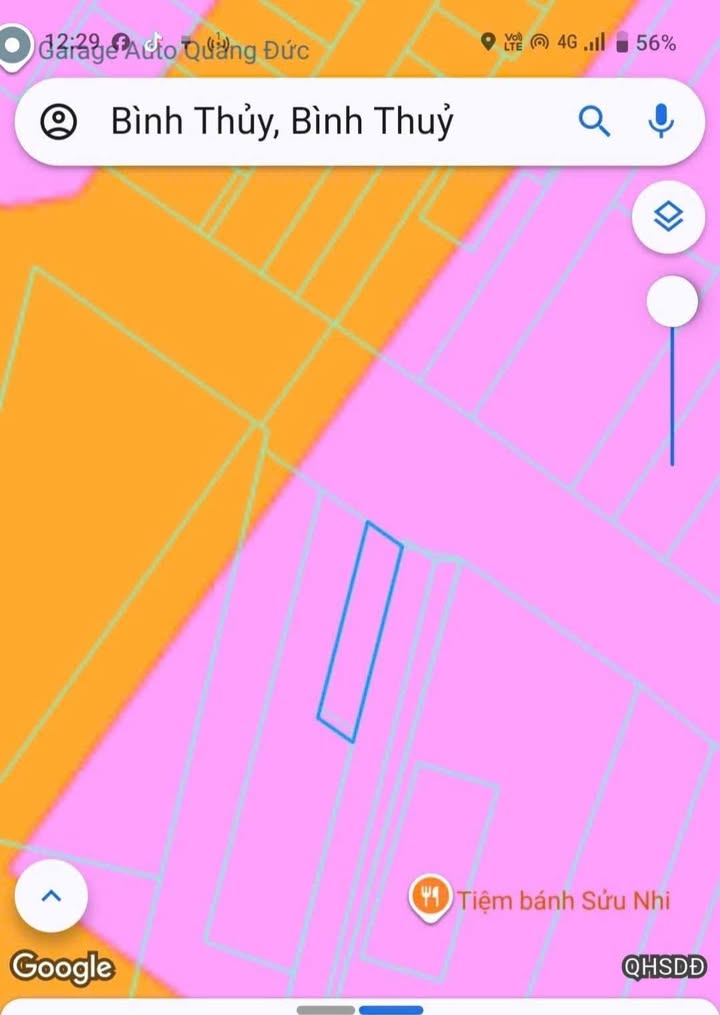 Đất nền góc 2 mặt tiền Hẻm 7 Bùi Hữu Nghĩa, Cần Thơ 65m² giá 1.09 tỷ - Sổ đỏ chính chủ