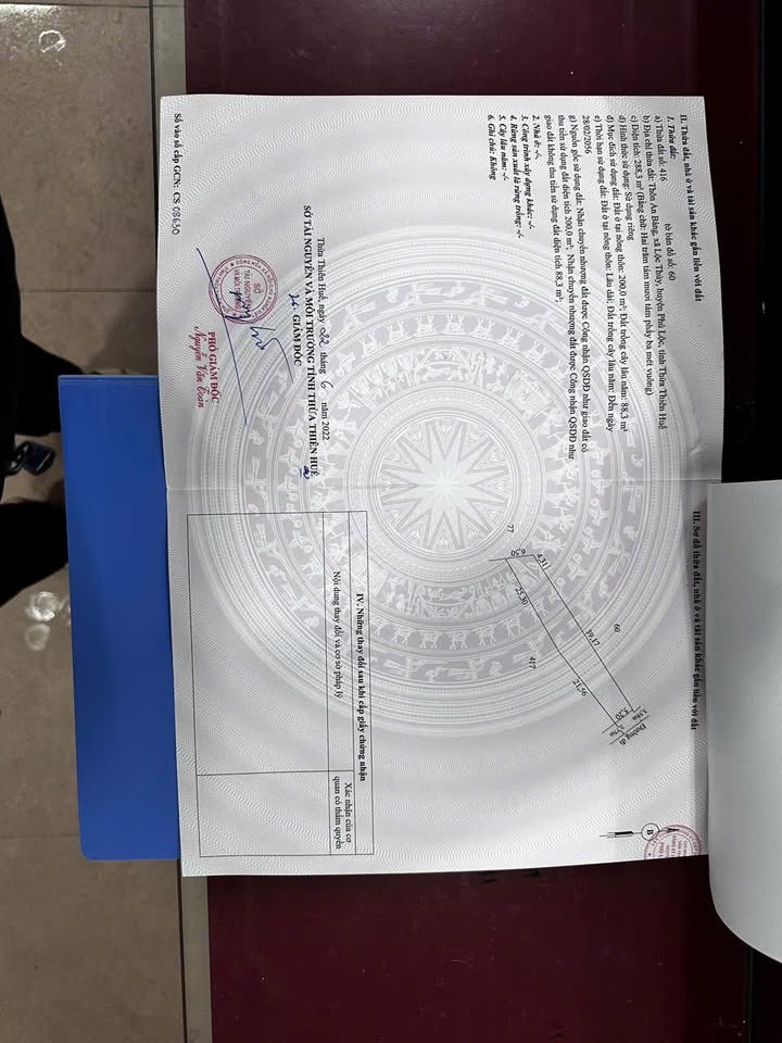 Đất thổ cư An Bàng, Chân Mây Lăng Cô 288m² giá chỉ 600 triệu - Sổ hồng chính chủ!