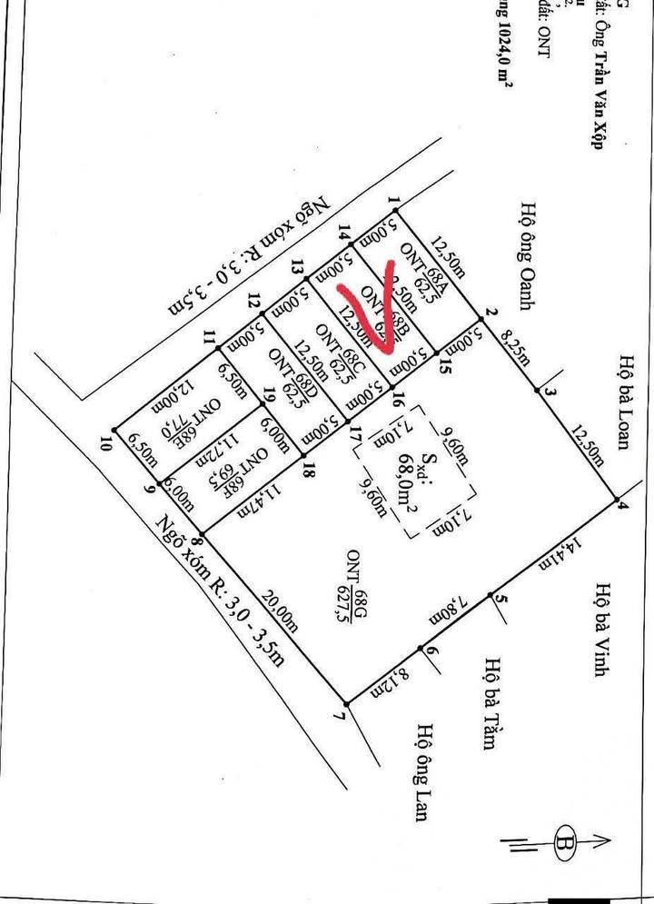 Đất Lập Lễ, Thủy Nguyên 60m² giá 1,2 tỷ - Sổ hồng chính chủ, đường ô tô vào tận nơi!