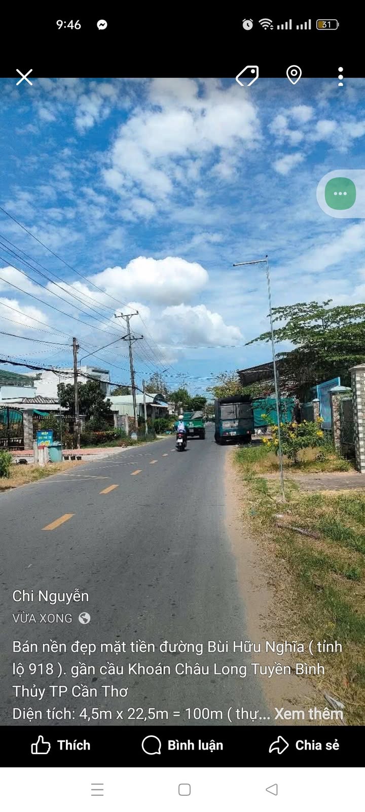 Đất nền mặt tiền đường Bùi Hữu Nghĩa, 100m² giá 2.35 tỷ - Đầu tư sinh lời lý tưởng!