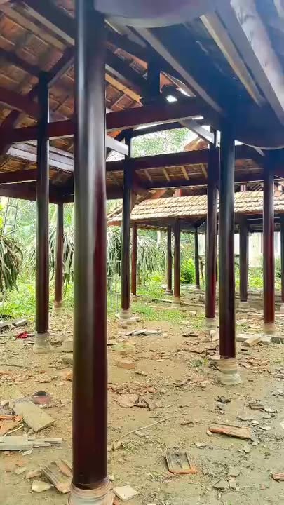 Nhà gỗ lim 3 gian tại Tân Bình, Hương Sơn - Diện tích 65m² giá thỏa thuận!