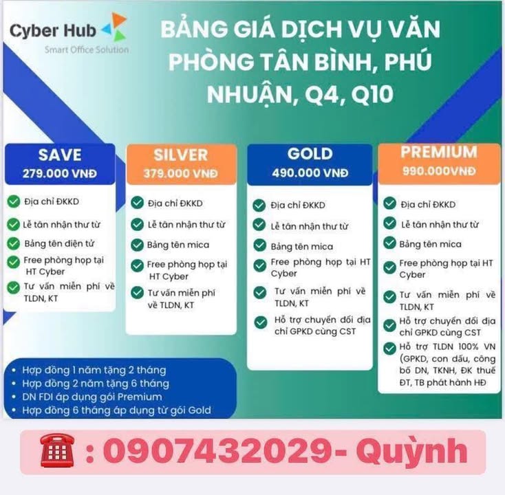 Văn phòng ảo tại quận 1, TP Hồ Chí Minh - Sang trọng, tiện nghi đầy đủ