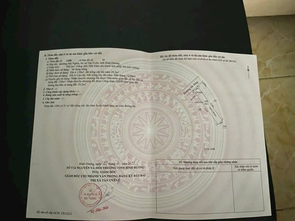 Đất nền đường Hội Nghĩa 81, Tân Uyên 168m² giá 2.6 tỷ - Cơ hội đầu tư tuyệt vời!