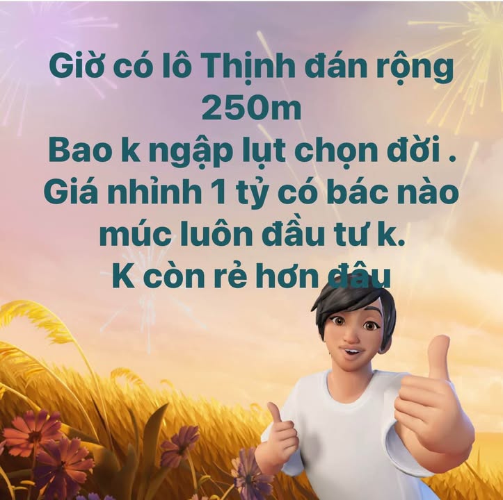 Đất thổ cư Thịnh Đán 250m² giá chỉ 1.2 tỷ - Cơ hội đầu tư tuyệt vời!