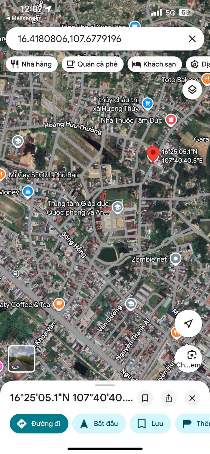 Đất nền 2 mặt tiền Vân Dương, Hương Thủy, 150m² giá 1.95 tỷ - Cơ hội đầu tư hiếm có!