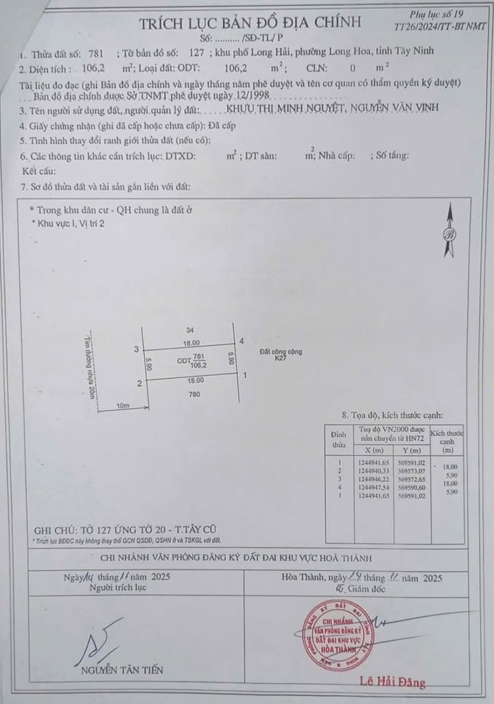 Nhà vườn Hẻm 46 Trần Phú, Long Hải, 214.2m² giá 1.83 tỷ - Kinh doanh sầm uất ngay trung tâm!