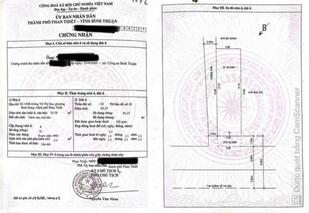 FrontHouse Võ Thị Sáu Phan Thiết 62m² giá 3.25 tỷ - Kinh doanh đắc địa!