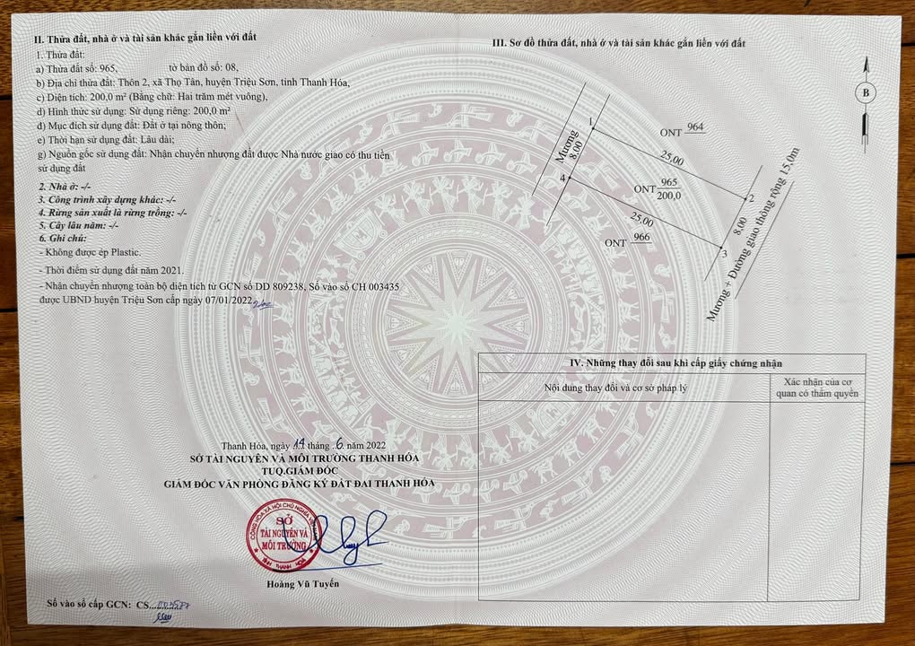 Đất nền liền kề Thọ Tân, Triệu Sơn 200m² chỉ từ 900 triệu - Cơ hội đầu tư hấp dẫn!