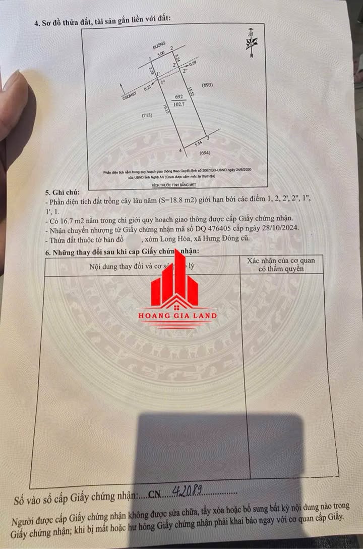 Lô đất Hưng Đông Vinh 102,7m² - Vị trí kết nối thuận lợi!