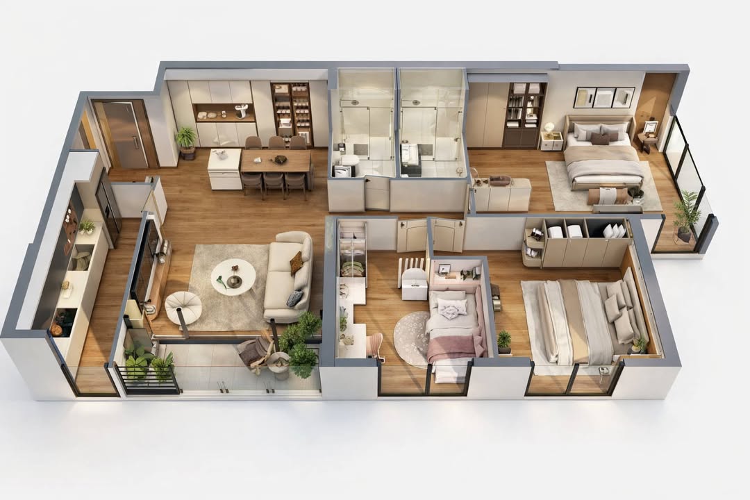 Căn hộ Greenera Southmark Văn Điển 111m² giá 11.574 tỷ - Hướng Đông Bắc thoáng mát!