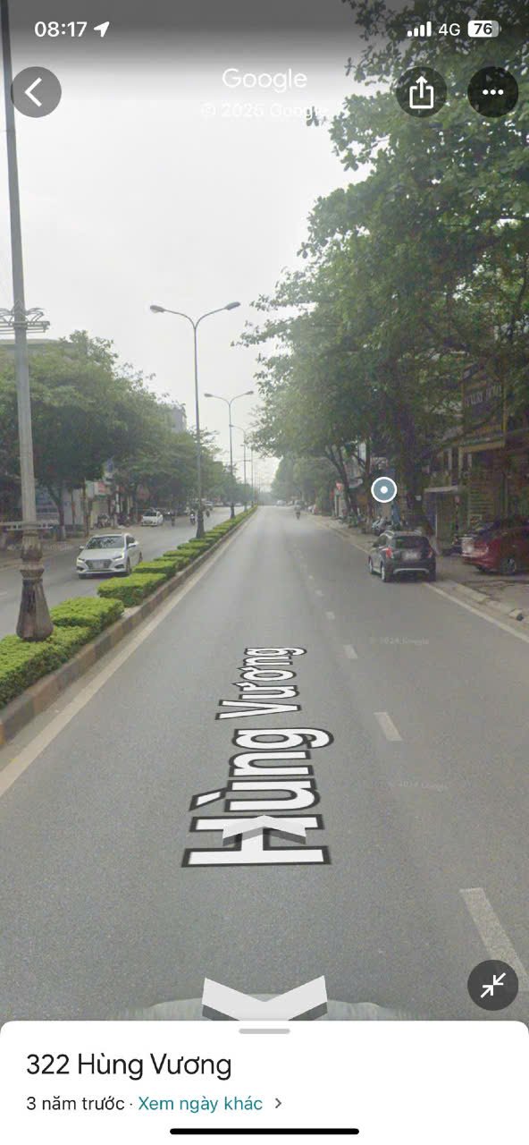 Đất mặt tiền Hùng Vương, Vĩnh Yên 177m² giá 14 tỷ - Vị trí vàng cho nhà đầu tư!