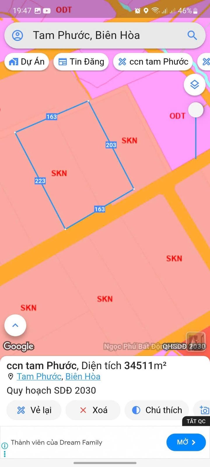 Đất góc 2 mặt tiền ĐT 767, 3200m² - Khu vực kinh doanh sầm uất