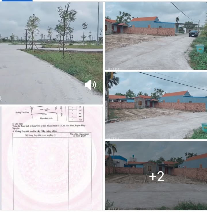 Đất nền Hòa Bình 64,5m² giá 2 tỷ - View công viên cây xanh lý tưởng!